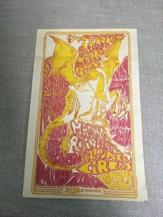Vintage Psych Poster| " Through The Looking Glass " In Muir Beach 1967