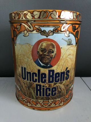 Vintage 1943 - 1983 40th Anniversary Uncle Ben’s Brand Rice Tin Limited Edition