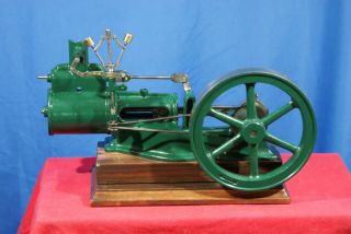Stationary Antique Large Steam Engine 1960 - 1970 Year.  Bio Fiz;