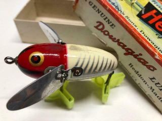 (v) Dowagiac Lure,  Heddon Made Fishing Lure Crazy Crawler W/box 2120 Xrw
