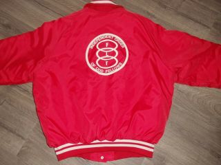 Vintage Independent Order Of The Odd Fellows Coat Jacket Red Flt Da Don Alleson