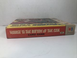 Vintage 1964 Milton Bradley Voyage to the Bottom of the Sea Card Game,  complete 3