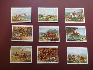 Old Hunting Prints Issued 1938 By Players Set L25