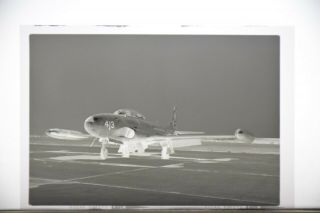 Vintage Aircraft Negative - Lockheed T - 33 Mk.  Iii " Silver Star " - 21413