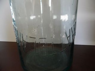 ANTIQUE 1928 CHATTOLANEE,  MD GLASS 5 GALLON WATER BOTTLE MARKED 2