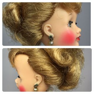 Vintage 1950s 101/2” Little Miss Revlon Ideal Doll Earrings Bloomers 3