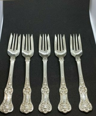 Tiffany & Co.  Sterling Silver English King Salad Forks 6 5/8 " - No Monogram