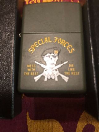 Military Special Forces Vintage Zippo Cigarette Lighter B 05