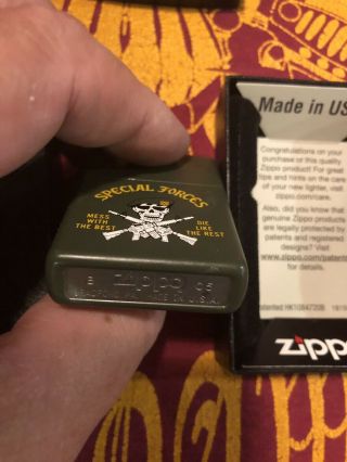Military Special Forces Vintage ZIPPO Cigarette Lighter B 05 3