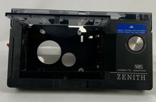 Zenith VHS - C Cassette Adapter VAC414 W/ Case Vintage OEM Fast 3