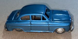 Vintage Tin Friction Blue Sedan Japan