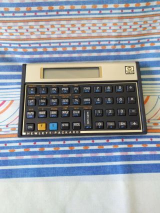 Vintage Hp 12c Platinum Financial Calculator - Very -
