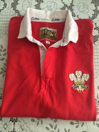 Wales Rugby Vintage Polo Shirt Cymru World Cup Nations Retro Jersey Size Small
