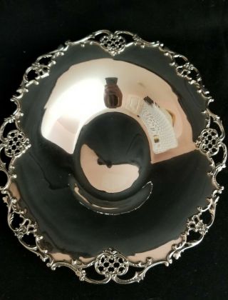 Antique Gorham Sterling Silver Pierced Oval Dish 4175 - Circa 1895 - 313.  5 Grams