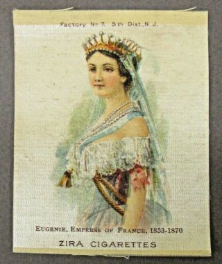 C.  1910 S75 Eugenie Queen Of Prussia Zira Cigarettes Tobacco Silk Insert Premium