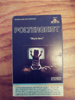 Vintage Poltergeist 1982 Big Box Vhs | Steven Spielberg Horror Cult