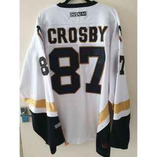 Pittsburgh Penguins 87 Crosby Ccm Nhl Ice Hockey Jersey Shirt Size Xl Vintage
