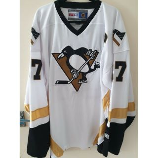 Pittsburgh Penguins 87 Crosby CCM NHL Ice Hockey Jersey Shirt Size XL Vintage 2