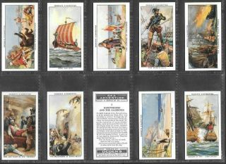 Ogdens 1939 Interesting (adventure) Full 50 Card Set  Sea Adventure
