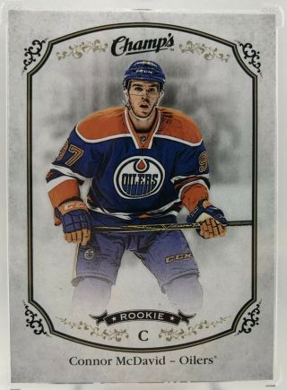 2015 - 16 Ud Champ’s Connor Mcdavid 15 - 16 Rookie Sp 315 Nm/mt