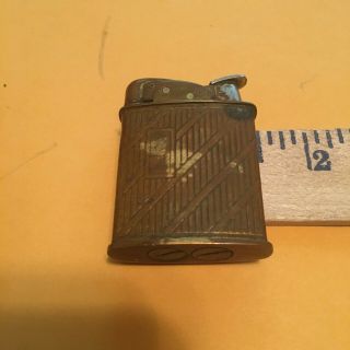 Vintage Evans Brass Pocket Lighter