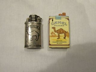 Two Vintage Camel Lighters Not