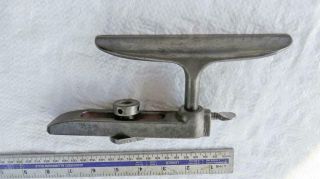 Vintage 6 3/4 " Cast Iron Woodturning Lathe Hand Tool Rest,  1/2 " Spigot Old Tool