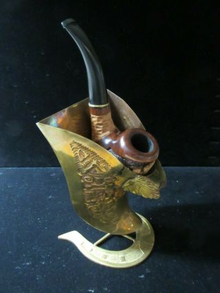Brass Pipe Stand/trinket Holder
