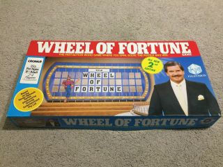 Wheel Of Fortune Board Game Croner 1987 2nd Edition Vintage Complete Grundy