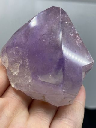 Amethyst Gemstone Crystal Point - 137.  8 Grams - Vintage Estate Find
