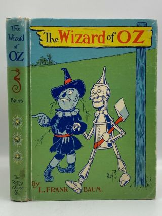 1956 The Wizard Of Oz L.  Frank Baum Vintage Illustrations Reilly & Lee Co.  Usa