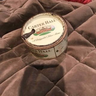 Vintage Carter Hall tobacco tin 2