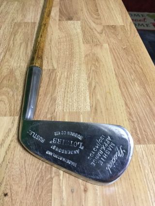 Anderson’s Lotsirb Mashie Vintage Antique Hickory Golf Clubs