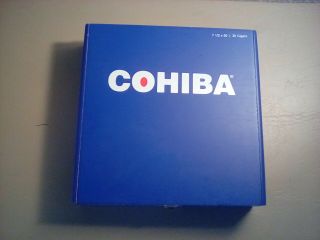 Cohiba Blue Clasico 7 1/2 X 50 Empty Wood Cigar Box -
