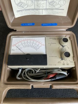 Vintage Heathkit Model Id - 29 Automotive Tune - Up Meter Diagnostic Tool