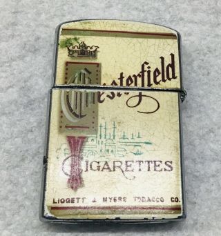 Vintage Advertising Chesterfield Cigarettes Lighter