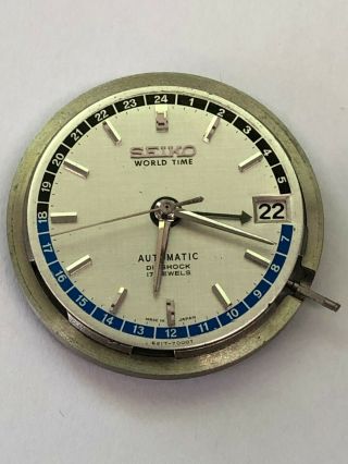 Vintage Seiko World Time Automatic Watch 1964 Tokyo Olympics 6217 - 7000 6217A 2