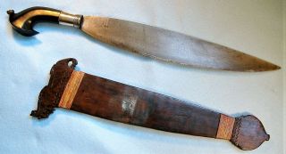 Fine Old Antique Moro Philippines Barong/barung Sword / Dagger Keris Kriss