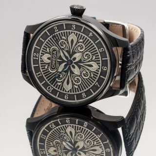 Pocket Watch Movement Omega Steel Case Silver Dial Wristwatch 48 Mm Hommagewatch