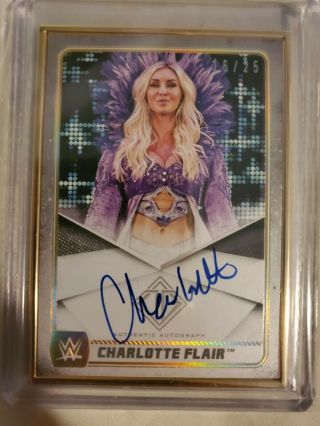 Wwe Transcendent 2020 Charlotte Flair 16/25.  Card In Hand Ready To Ship