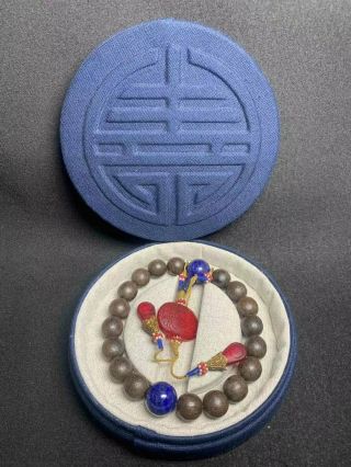Chinese Trade Antiques Agarwood Prayer Beads