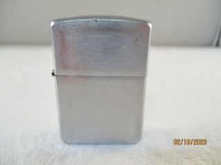 Vintage Zippo Lighter A 05 Satin Finish With A 05 Insert