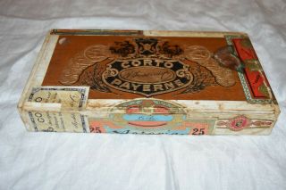 Antique Wooden Cigar Box - Switzerland Circa 1900
