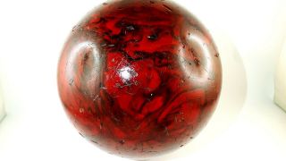 Antique 1930s Old Amber Bakelite Catalin Gebetskette Ball Cherry Crack 2745 Gr