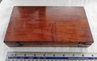 Vintage Wooden Cased Set of BA HSS Taps & Dies Sizes: 0,  1,  2,  3,  4,  6,  8 Old Tool 3