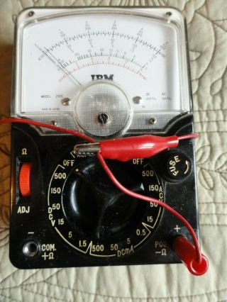 Vintage Model 200c Ibm Voltage Ohm Meter Test Equipment.  No 667