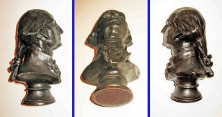RARE Bronze BUST of GEORGE WASHINGTON by LATE US ' S FRANK GASPARRO 3