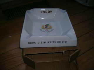 Vintage Paddy Old Irish Whisky Ash Tray Made In Ireland