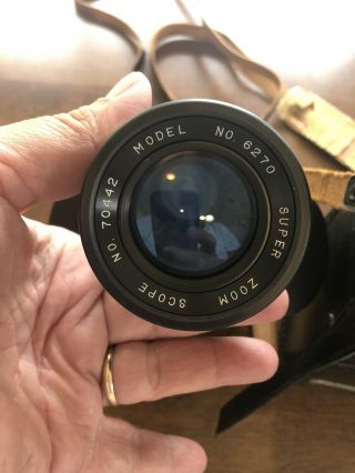 Vintage SEARS Discoverer Model 6270 zoom.  2.  5 — 12x 26 field 2 45’ At 12x 2
