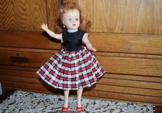 Vintage Doll Ideal Little Miss Revlon 10 1/2 " Fashion Doll 1958 1960,  Clothes